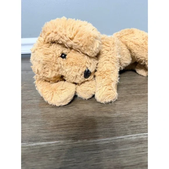 Vintage 1985 Gund Tan Shaggy Floppy Puppy Dog Plush - Picture 2 of 7